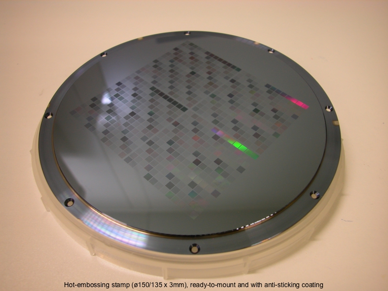 Nickel-stamp showing frontside